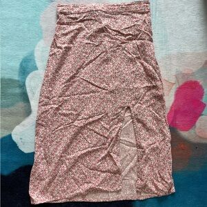 Hollister Floral Midi Skirt